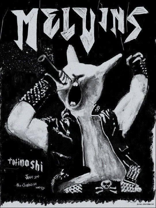 Poster for Melvins, taken from Inside The Rock Poster Frame, image hostiing by Photobucket